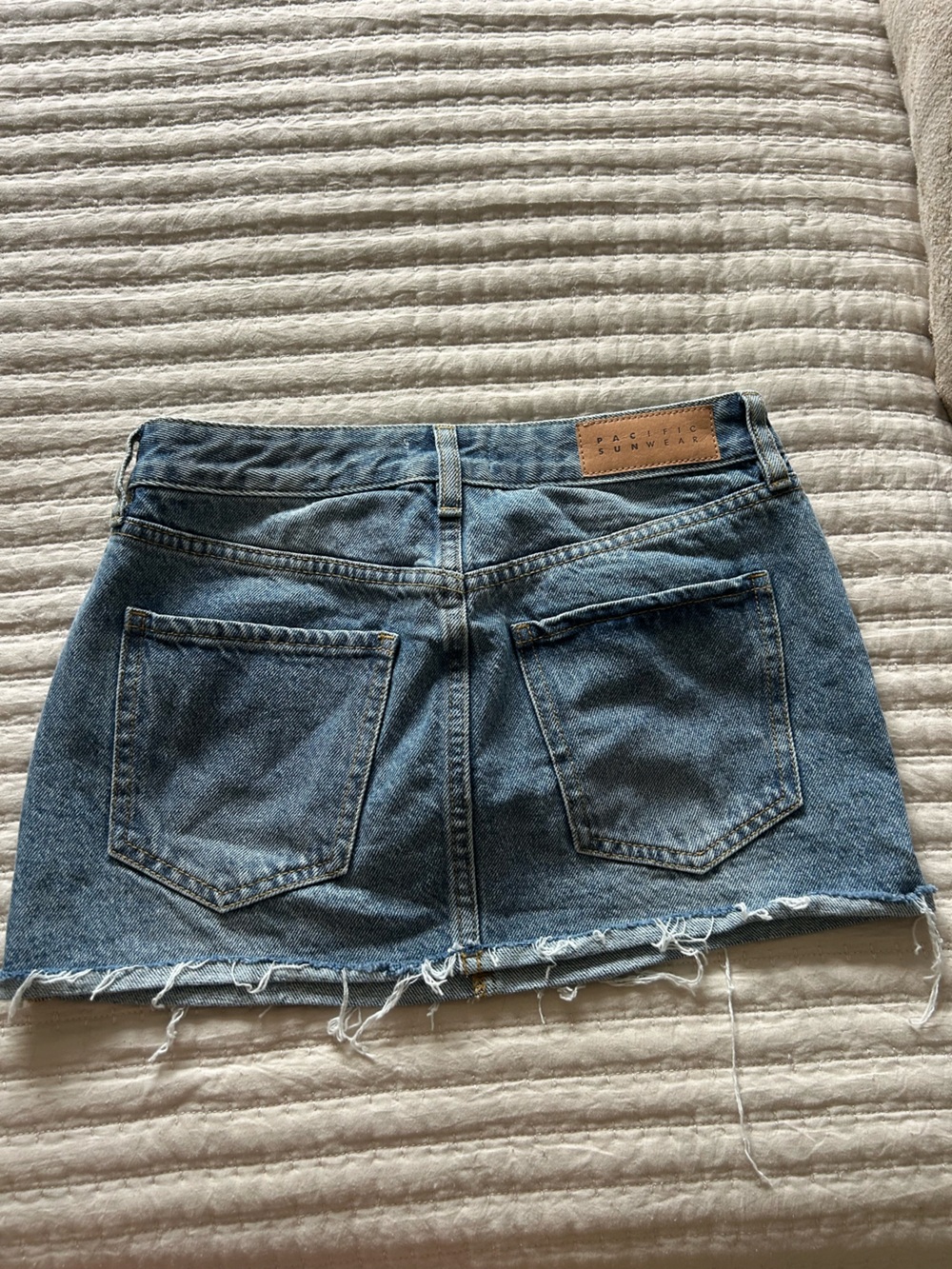 Pac Sun Denim Mini Skirt in Blue - Picture 2 of 3